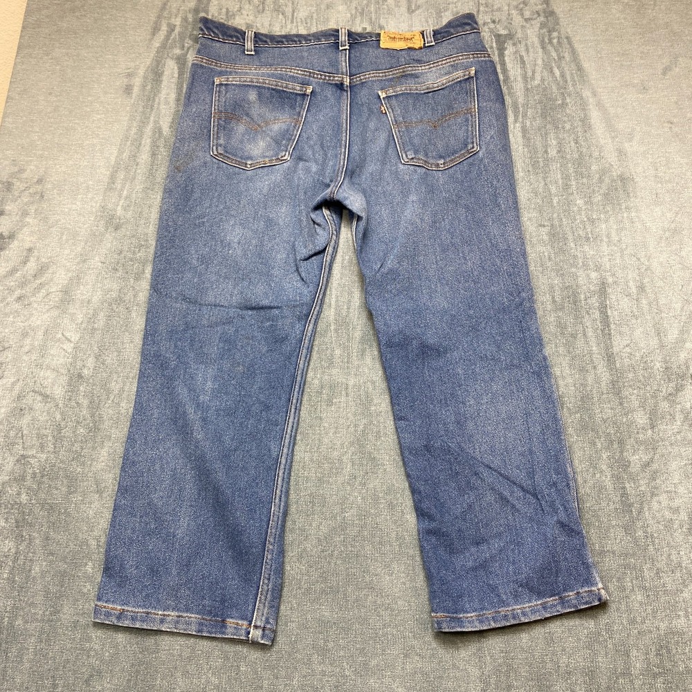 Vintage Levi's Jeans Mens 40x30 Blue Denim Dark Wash Streetwear Straight Leg